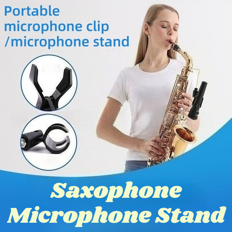 Musical Instrument Accessories - Metal Saksafon Mikrofon Standı Yüksek Kaliteli