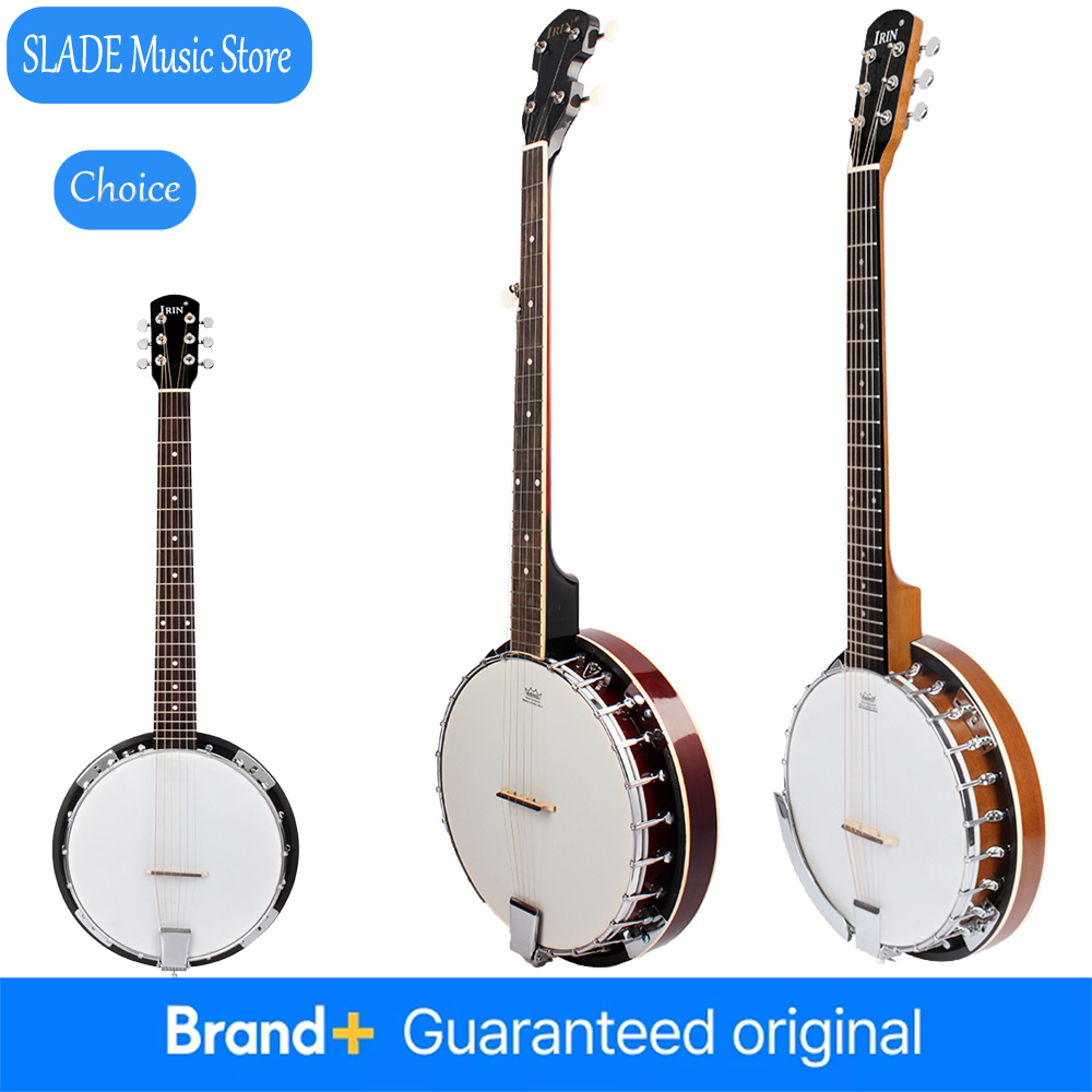 Musical Instrument Banjo - IRIN 5/6-telli Banjo Premium Gül Klavyeli