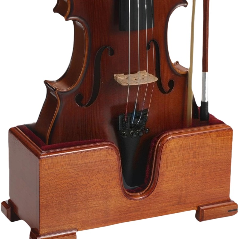 Musical Instrument Accessories - 4/4 Ahşap Çello Standı Yüksek Kaliteli