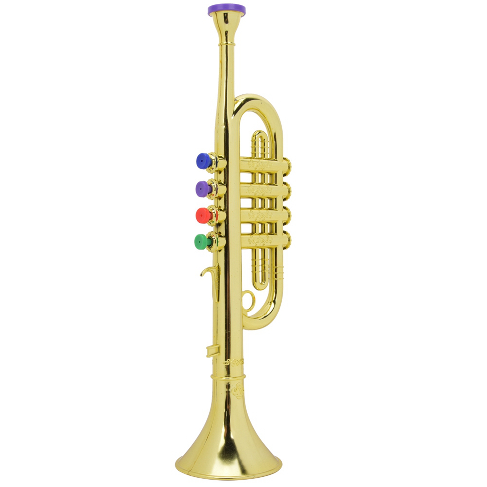 Musical Instrument Fagot - Çocuk Trompet Altın Kaplamalı Plastik Çocuk
