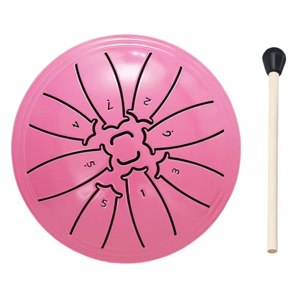 Tongue Drum Steel - 4 İnç 8 Nota Çelik Dil