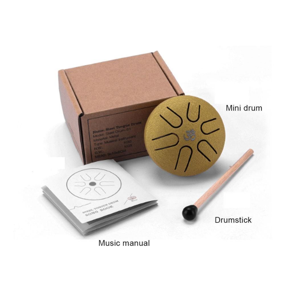 HLURU 3 Inç Çelik Dil Davul 6  - Tongue Drum Steel incelemesi ve fiyatı