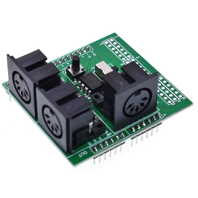 MIDI Shield müzik adaptör kart - Musical Instrument Digital Interface (Midi) incelemesi ve fiyatı