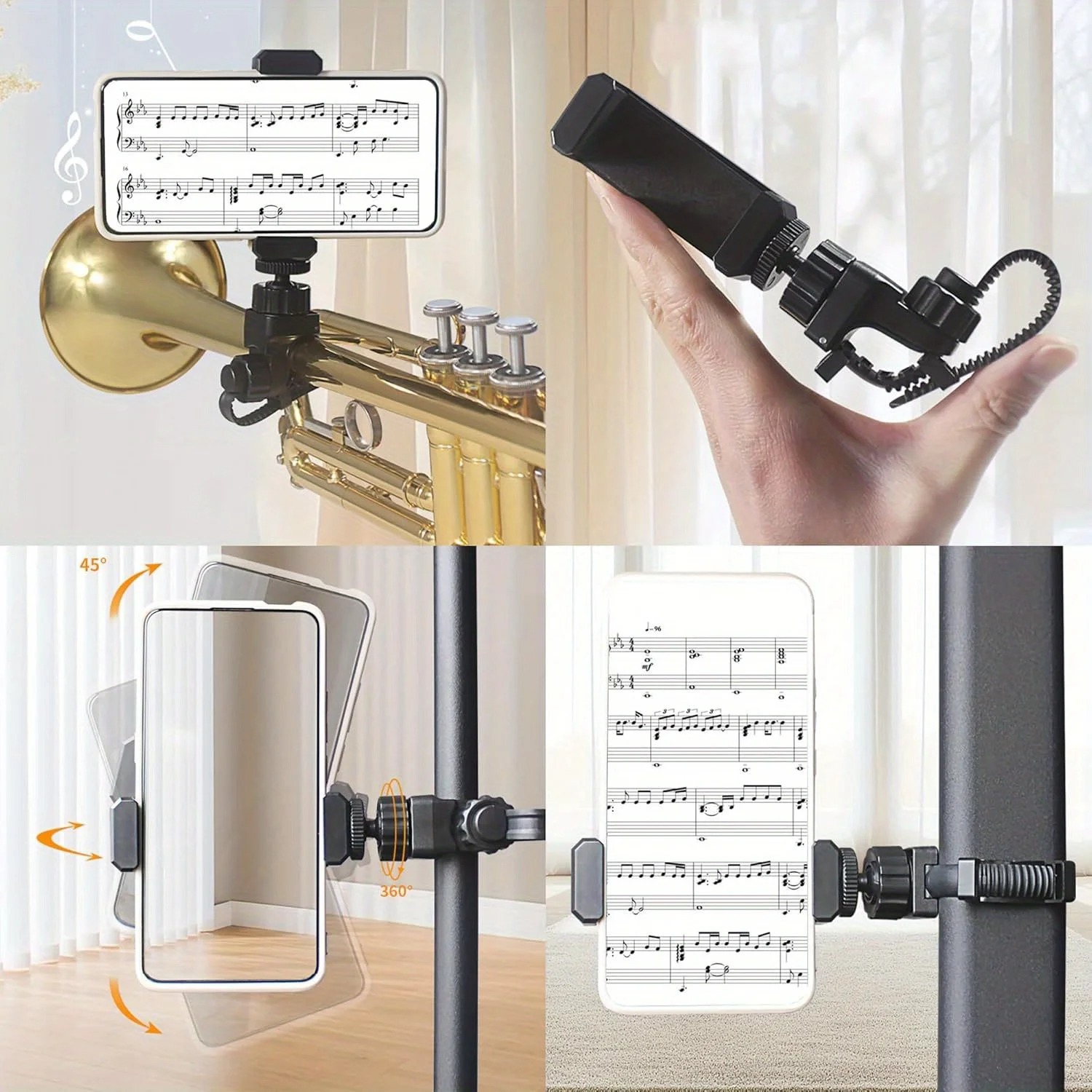 Metal Müzik Lir Klipsi Trombon - Musical Instrument Trumpet incelemesi ve fiyatı